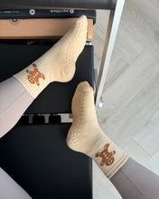 Load image into Gallery viewer, "GINGERBREAD JIVE" (MID CREW) GRIP SOCKS