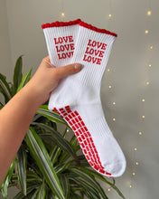 Load image into Gallery viewer, "WHERE LOVE LIVES" GRIP SOCKS