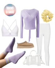 Load image into Gallery viewer, "SPRING SERENITY" (MID CREW) GRIP SOCKS