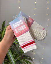 Load image into Gallery viewer, "LOVERS LANE" GRIP SOCKS