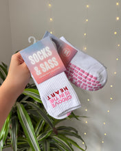 Load image into Gallery viewer, "GROOVE IS IN THE HEART" GRIP SOCKS