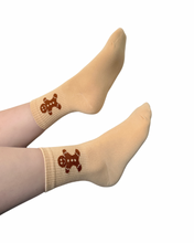 Load image into Gallery viewer, "GINGERBREAD JIVE" (MID CREW) SOCKS