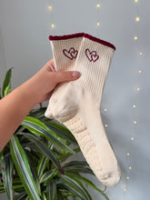 Load image into Gallery viewer, "HEART TO HEART" GRIP SOCKS