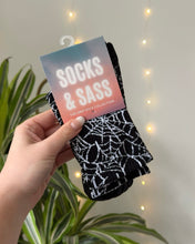 Load image into Gallery viewer, "WEBBED IN WELLNESS" GRIP SOCKS