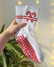 Load image into Gallery viewer, "CANDY CHRISTMAS" GRIP SOCKS