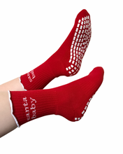 Load image into Gallery viewer, "SANTA BABY" GRIP SOCKS