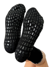 Load image into Gallery viewer, "DOING HOT GIRL SHIT" BLACK GRIP SOCKS