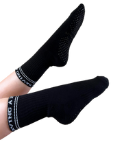 Load image into Gallery viewer, "HAVING A LOVELY TIME" - INSPIRED BY MAYA GRIP SOCKS