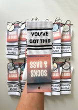Load image into Gallery viewer, &quot;YOU&#39;VE GOT THIS&quot; CREW SOCKS
