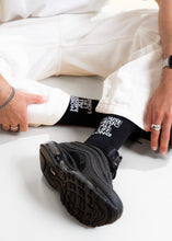 Load image into Gallery viewer, DEFECTED HOUSE MUSIC ALL LIFE LONG BLACK SOCKS