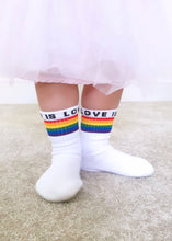 Load image into Gallery viewer, "LOVE IS LOVE" KIDS SOCKS