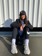 Load image into Gallery viewer, "DOING HOT GIRL SHIT" WHITE CREW SOCKS