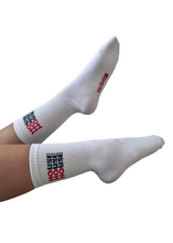 Load image into Gallery viewer, DEFECTED HOUSE CHRISTMAS SOCKS
