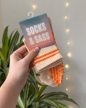Load image into Gallery viewer, &quot;LITTLE PUMPKIN&quot; MID-CREW GRIP SOCKS

