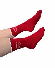 Load image into Gallery viewer, "SANTA BABY" CREW SOCKS
