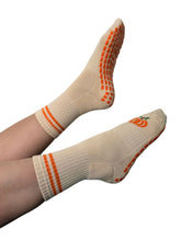 Load image into Gallery viewer, &quot;LITTLE PUMPKIN&quot; MID-CREW GRIP SOCKS
