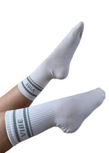Load image into Gallery viewer, &quot;VIBE CHECK&quot; CREW SOCKS
