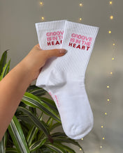 Load image into Gallery viewer, "GROOVE IS IN THE HEART" CREW SOCKS
