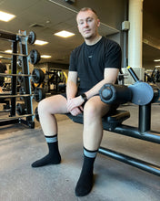 Load image into Gallery viewer, "UNISASS" MENS GRIP SOCKS - BLACK (size 6-12)
