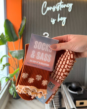 Load image into Gallery viewer, &quot;AUTUMN SPICE&quot; GRIP SOCKS
