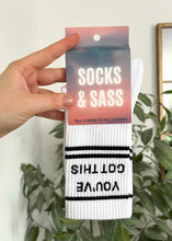 Load image into Gallery viewer, &quot;YOU&#39;VE GOT THIS&quot; CREW SOCKS
