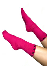 Load image into Gallery viewer, #NEW JOB NEW SOCKS - PINK CREW SOCKS
